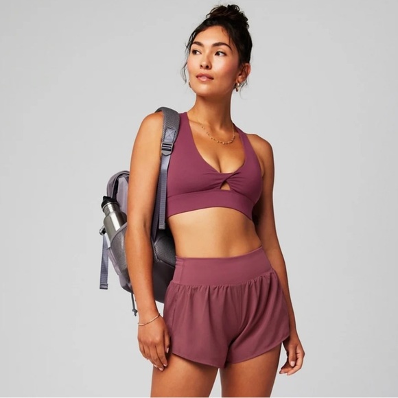 Women’s Fabletics Oasis Twist Sports Bra Size Small/6 Moonlight Mauve - Picture 3 of 14